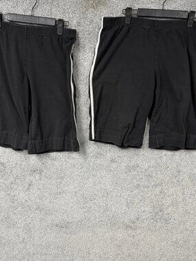 Vintage Y2K Lot 2 Rainbeau Biker Shorts L Athletic Retro Sportswear Indie Sleaze